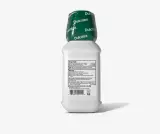 Dulcolax bottle with green cap showing drug facts label on a white background.