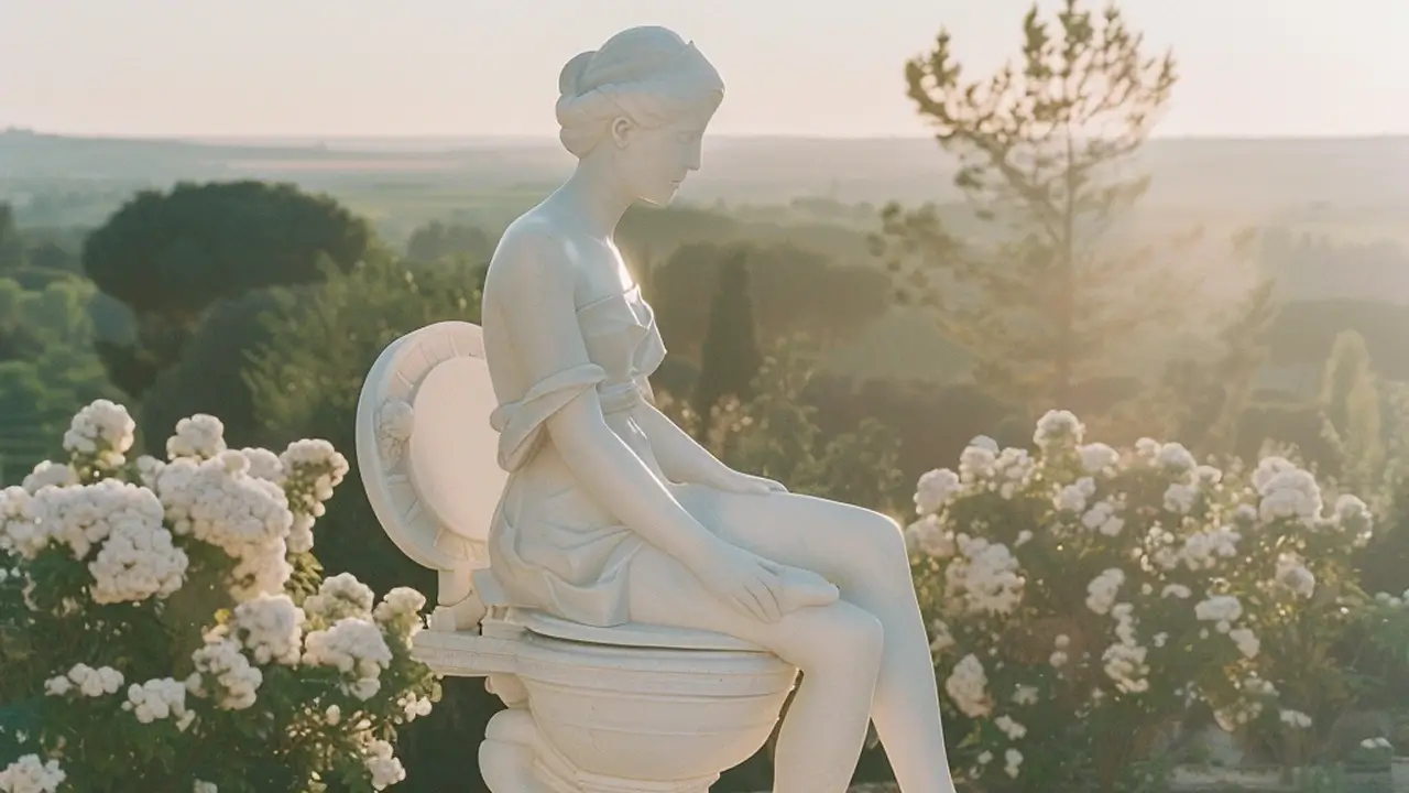 Elderly man running through a forest, wearing a green shirt and a smartwatch.