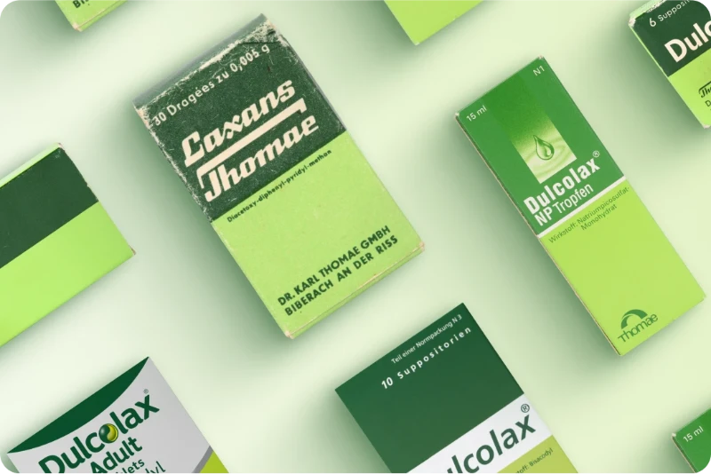 Various packages of medical products, including 
