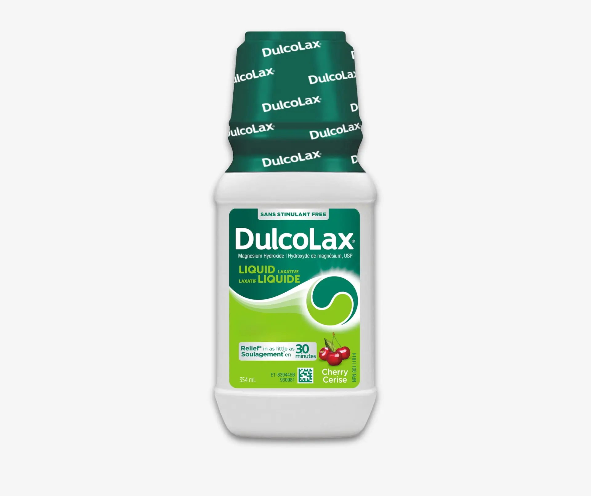 Front of pack of DulcoLax Liquid