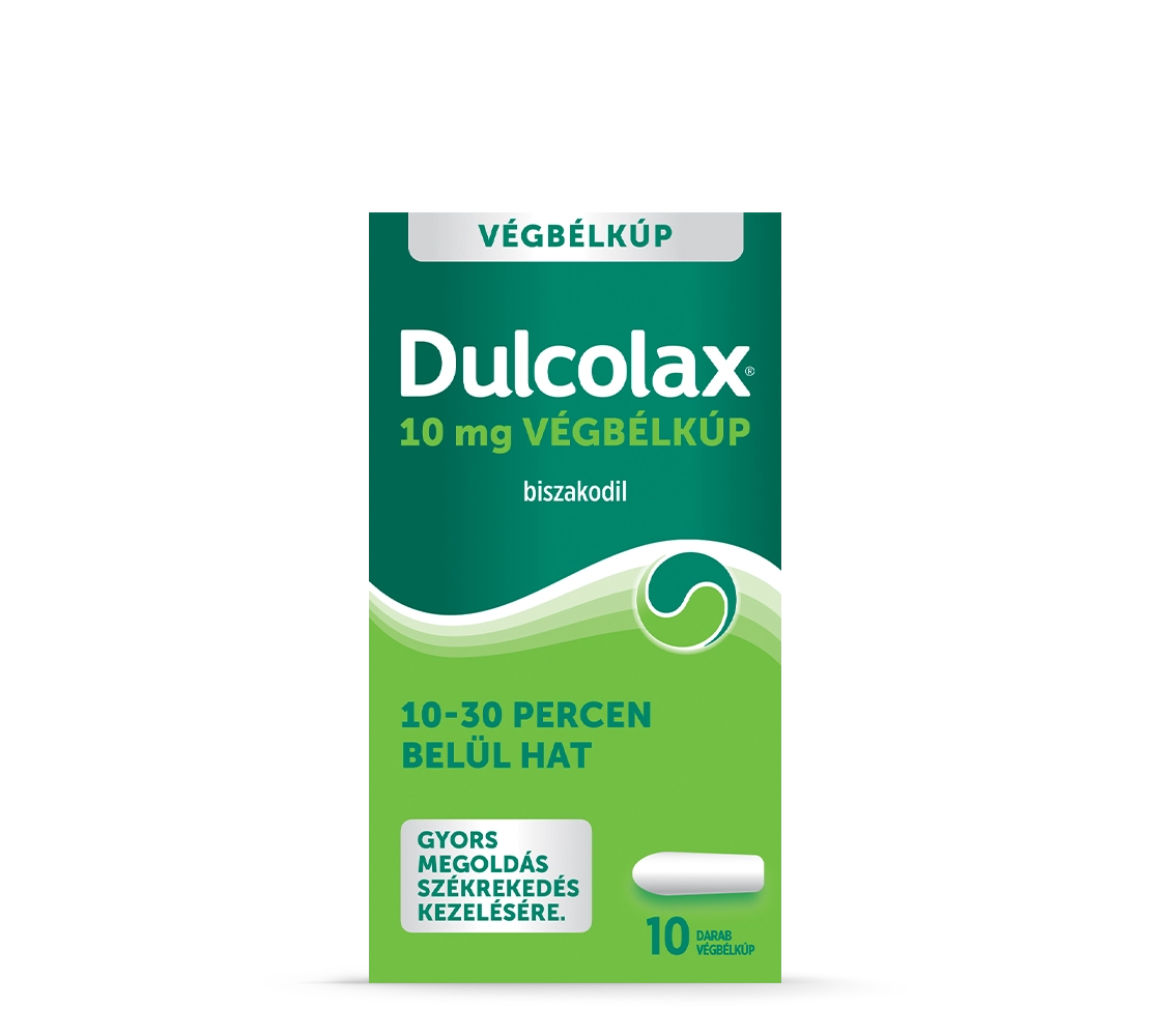 Dulcolax® 10 mg végbélkúp